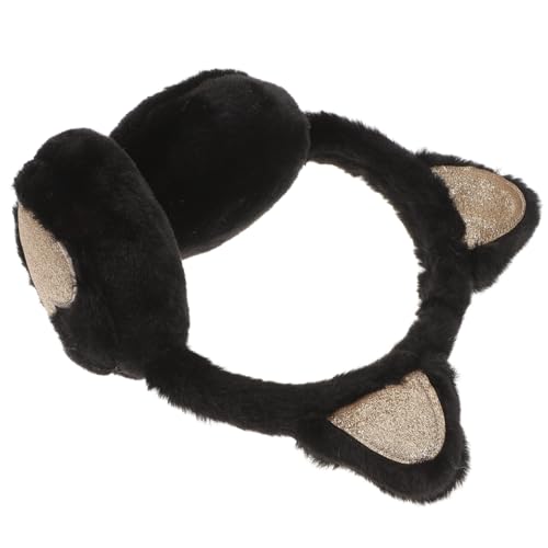 KESYOO Winter Earmuffs with Plush Cat Ears Soft Windproof Outdoor Ear Warmers for Boys and Comfortable Skin-friendly Cover for Cold Weather Protection