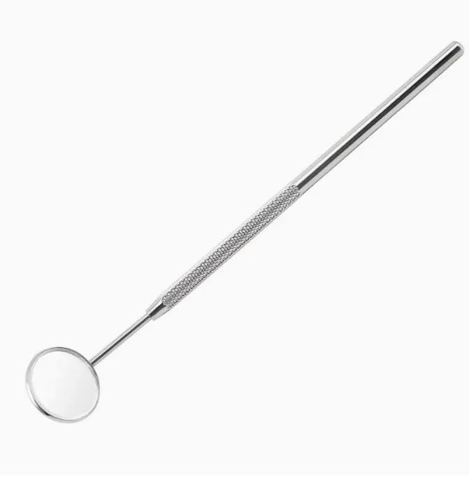 RYN Dental Inspection Mirror Stainless Steel Mouth Mirror Tool, Inspection Reflector Instrument Tools Curved Dental Mirror For Oral Care Tool And Makeup Mini Mirror