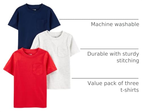 Image of Simple Joys by Carter's Baby Boys' 3-Pack Short-Sleeve Tee Shirts