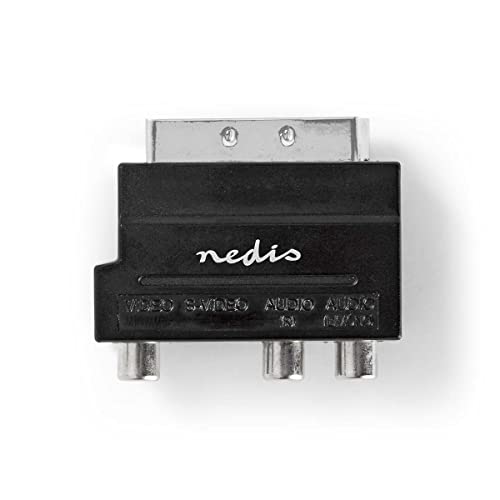 Nedis CVBW31902AT SCART Adapter | SCART Male - 3x RCA Female + S-Video Female