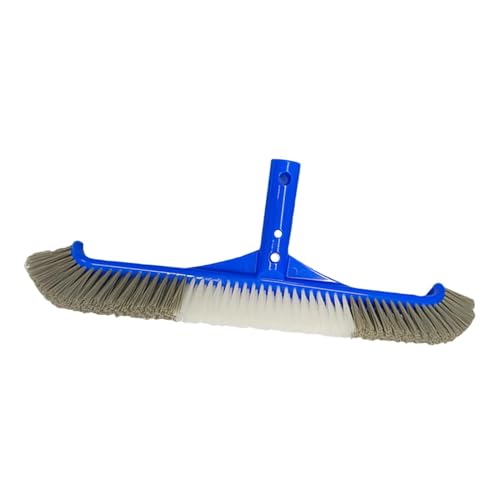 WeiLaiKeQi プールクリーニングブラシ 壁ブラシ 交換部品 ポータブルアタッチメント 湾曲エッジ ナイロン毛ブラシ 洗浄、浴槽、温水浴槽用