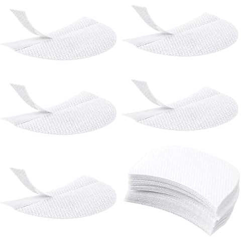 WY LIGHTING LEVEL 150 Pcs Eyeshadow Stencil Shields Preventing Makeup Residue Lint Free Under Eye Lint Free Gel Pad Professional Eyelash Extensions Patches for Lip Cosmetic Eyeliner Cover