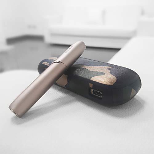 Cable Technologies Camou beschermhoes compatibel met IQOS® 3, halfstijve beschermhoes voor e-sigaret, tegen krassen, vallen en stoten, camouflagepatroon (blauw) - Afbeelding 5