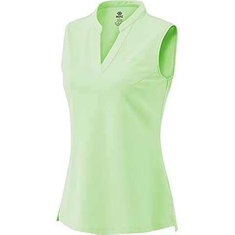 Camisa Polo de Golf sin Mangas para Mujer con Protección Solar UV y Absorción de Humedad Cover