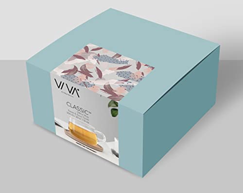 Vaso clásico de vidrio para café o té de 250 ml miniatura 3