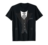 Funny Faux Fake Suit Vest and tie Tuxedo T-shirt Art Gift T-Shirt