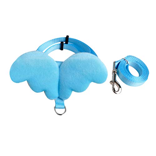 Balacoo Small Animal Harness Safety Walking Vest and Leash Set - Adorable Angel Wings Design Adjustable Leashes Comfort… - Image 3