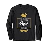 Photo Gallery el mejor papa del mundo, divertente papà maglietta regalo maglia a manica Photo Gallery el mejor papa del mundo, divertente papà maglietta regalo maglia a manica