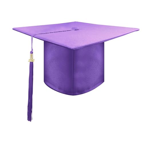 AUYAO Chapeau Diplômé, Chapeau de Diplomé Unisexe, Chapeau d'étudiant Réglable avec Pendentif 2025, Toque Diplome Adulte, Chapeau Bachelier Docteur Graduation Cap Université Lycée