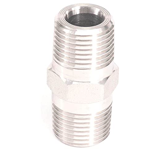 Machón hexagonal de acero inoxidable 304 NPT de 1/8" con resistencia de 200 bar 4