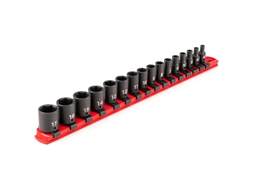 Image of TEKTON 1 /4 Inch Drive Impact Socket Set, 16-Piece | SID90102