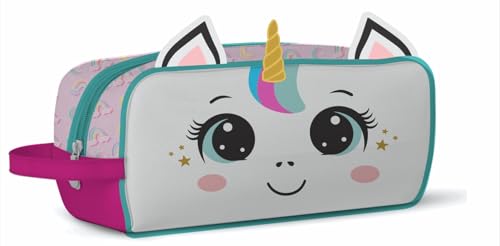 Estojo Escolar AC BAG Mini Puppy – 24x10x8 cm – Variações de Personagem (Unicórnio)
