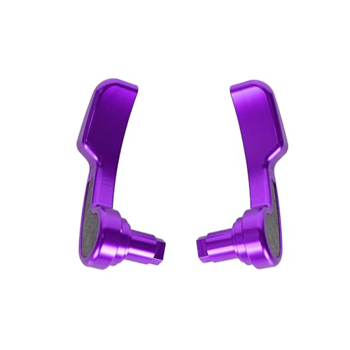 Aluminum Saddlebag Latch Kit Saddle Bag Latches Lifter with carbon fiber For Harley Touring Road Street Glide Ultra Limited Tri Glide 14-23 Road King Special 17-24 (Purple) miniatura 3