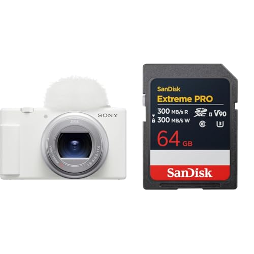 SONY(\j[) RpNgfW^J VLOGCAM VlogpJ ZV-1II EBhXN[t Y[Y zCg ZV-1M2 W + y TfBXN Ki z SDJ[h 64GB SDXC Class10 UHS-II 