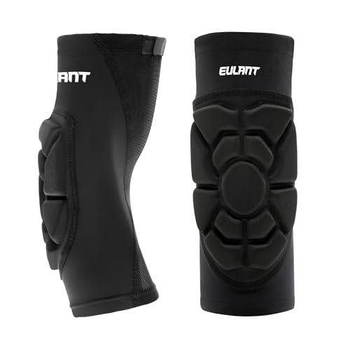 EULANT Dick Gepolstert Ellenbogenschoner für Kinder,Torwart Ellenbogenschützer,Weich Sport Armschoner,Hohe Qualität Anti-Rutsch Armschützer für Volleyball Tanzen Football MTB Handball Wrestling,M