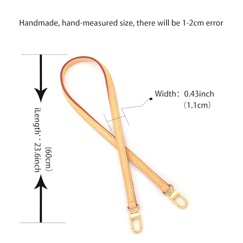 Vachetta Leather Crossbody Strap for SPEEDY L V Handbag Replacement Shoulder Strap3