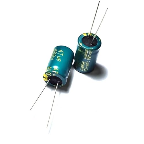 Condensateur 400V 47uF en aluminium pour projets audio et restauration d'amplificateurs - x5