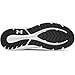 Under Armour Men's Charged Pursuit 4, (001) Black/Black/White, 8, US