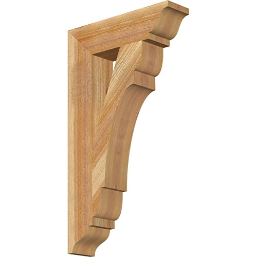 4"W x 16"D x 28"H Olympic Traditional Rough Sawn Bracket, Western Red Cedar