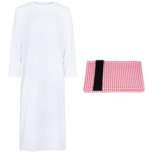 Costume de cheik blanc complet pour homme afin d'éviter les déguisements inconfortables
