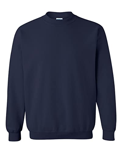 Gildan Men's Fleece Crewneck Sweatshirt, Style G18000 Navy at
