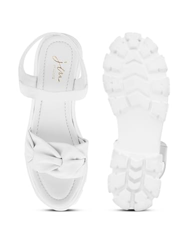 Image of JM LOOKS Women's Stylish Fashionable Casual Wedges Heel Sandal For Women's And Girl's