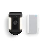 Ring Spotlight Cam Plus, Battery with Chime Pro
