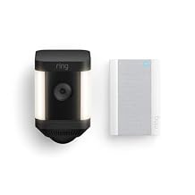Ring Spotlight Cam Plus, Battery with Chime Pro