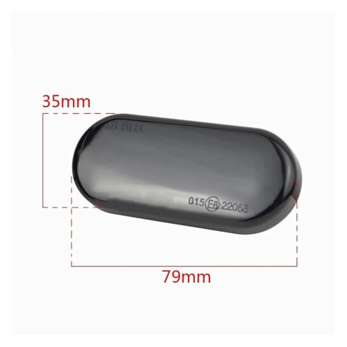 Intermitente retrovisor luces LED dinámicas indicador lateral Ford Fiesta Galaxy 6