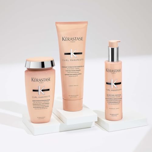 Kérastase Curl Manifesto, Crema Capilar Multiprotectora Antiencrespamiento, Nutre y Controla el Encrespamiento, Para Pelo Ondulado, Rizado o Afro, Gelée Curl Contour, 150 ml - imagen 9