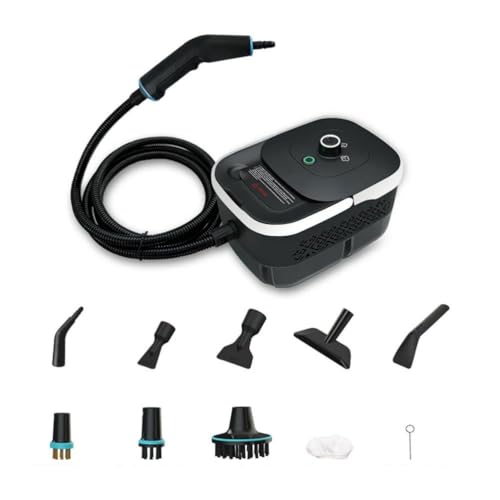 GBUGRYZ Limpiador A Vapor, 2500W De Alta Temperatura Y Potencia, Limpiadores A Vapor De Mano, Aire Acondicionado, Campana De Cocina, Máquina De Vapor para Coches, Limpieza De Suelos Y Más