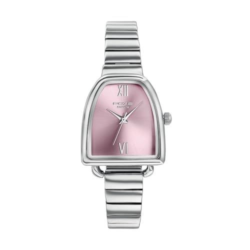 Image of Sonata Poze 7 Analog Pink Dial Silver Alloy Strap Watch for Women - SP80154SM01W