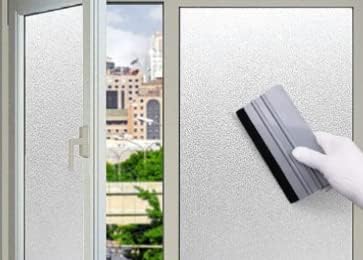 Kespen - Película esmerilada de privacidad para ventana, control de calor, bloqueo solar UV, calcomanías de vidrio de adherencia estática, no