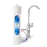 【Sistema de filtro de 5 etapas】Material de filtrado patentde alta tecnología KDF55, carbón activado de la cáscara de coco y Micron Pads que pueden filtrar más del 99% de los contaminantes en el agua.