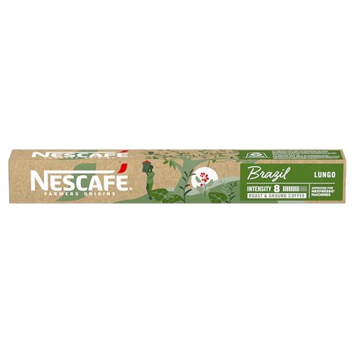 Nescafé Café Em Cápsulas Nescafe Brazil 10Caps – Compatível Com Nespresso