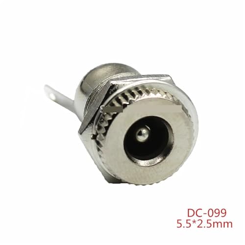 Conector Hembra CC DC099 de 5,5 mm x 2,1 mm para reparar tiras LED y routers domésticos 2