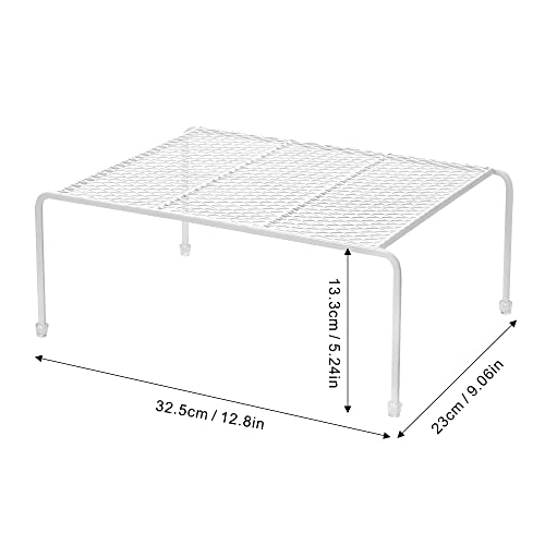 Lonian Kitchen Cupboard Organiser, Home And Kitchen Storage Shelf Wire Rack For Kitchen Cabinets, Counter-Tops, Pantries, Food And Utensils (Pack Of 2) #TOP1