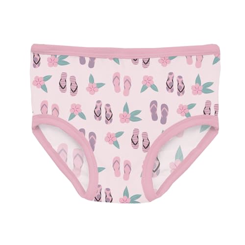 KicKee Girls Underwear, Set of 3, Prints and Solid Colors, Soft Girl Panties, Toddler to Big Kid, All Day Wear4