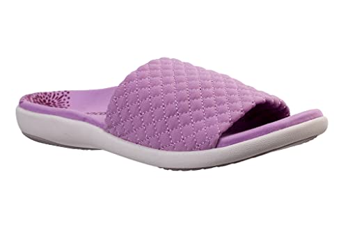 Spenco Hanna sandale glissante femme avec semelle anatomique et design épuré noir