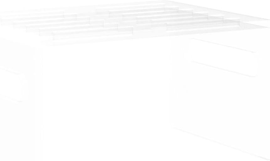 Acrylic Step Stool for Kids, Non-Slip Step Stool with Handles for Kids and Adults, Clear Toddler Stool for Potty Training Aid, Clear Acrylic Foot Stool for Bathroom, Bedroom, Kitchen