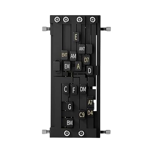 Dispositivo de acordes de guitarra: asistente de acordes con un solo clic, guía de digitación, herramienta de apoyo de práctica para principiantes, ayuda ligera de aprendizaje de guitarra acústica