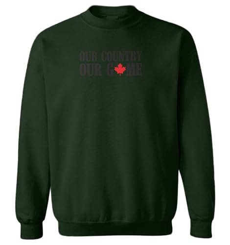 Our Country Our Game - Canadian Pride Toddler Fleece Crewneck Sweater