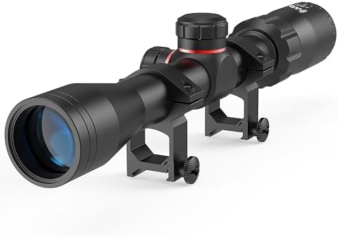 UUQ S3-9x32mm Rifle Scope,Waterproof and Fogproof,Upgraded Objective Lens Aluminum Alloy Material Optic Scope