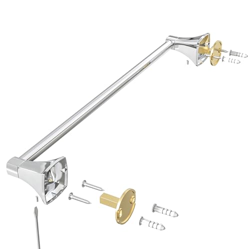 WZRUA 18 Inch Chrome Towel Bar Towel Rack for Bathroom Kitchen Hand Towel Holder Dish Cloths Hanger SUS304 Stainless Steel Rustproof Wall Mount by WZRUA - Image 5