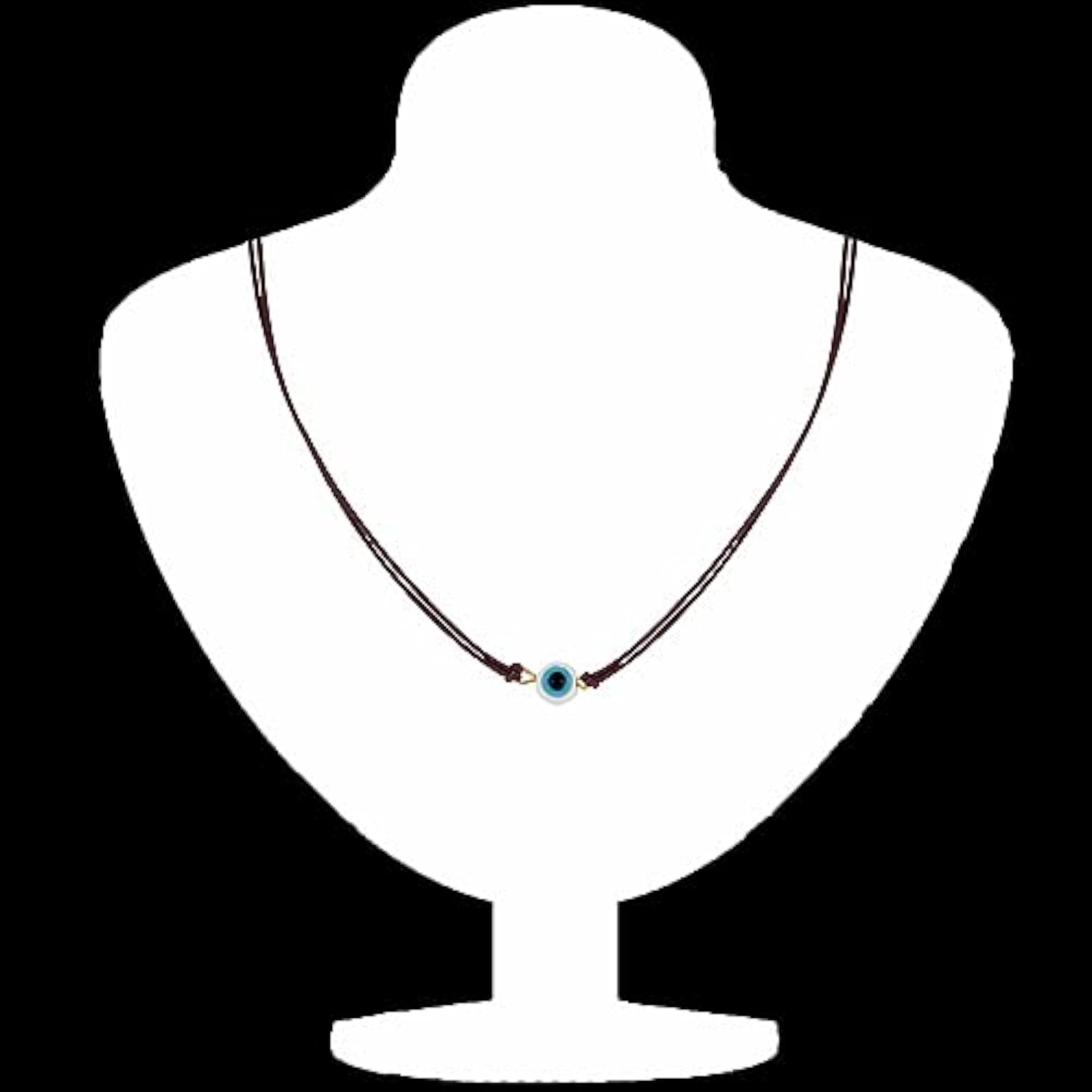 Gold Plated Evil Eye Necklace