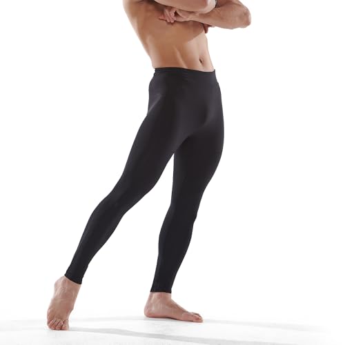 LESTE SkinWrap PRO+ 9 – Mens Compression Pants Quick Dry Running Tights Lightweight Workout Leggings Athletic Training Sports
