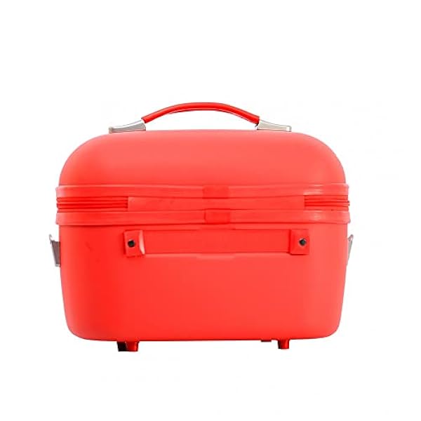 SNOWBALL - Vanity Case SNOWBALL Dublin 34 X 24 cm ABS - presentidé för kvinnor röd - röd, tyg, röd, unik, Röd, Unique