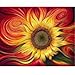 Full drill diamond embroidery sun flowers painting with diamonds mosaic rhinestone picture needlework