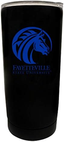 Fayetteville State University Black Insulated Stainless Steel Tumbler Glossy brushed finish Officially Licensed Collegiate Product