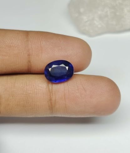 Miniatura 9 de Blue Sapphire Natural Gemstones Cut Stone Sapphire Healing Crystals, Oval Energy Stone, Jewelry Making Birthstone Blue Crystals Assorted Loose